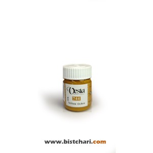 گواش رنگ Yellow ochre کد 744 حجم 30 ml برند وستا Vesta