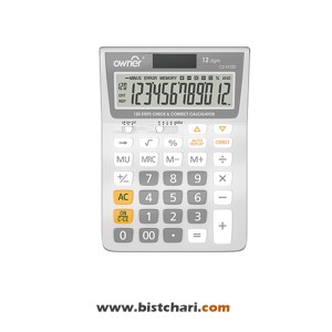 ماشین حساب حسابداری 12 رقمی مدل C2-41020 برند اونر Owner