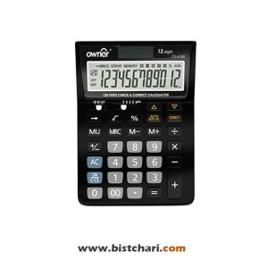 ماشین حساب حسابداری 12 رقمی مدل C2-41020 برند اونر Owner