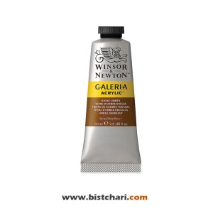 رنگ اکریلیک Burnt Umber کد 076 برند وینزور و نیوتون Winsor & Newton