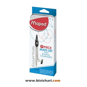 ست ریاضی (هندسی) 9 تکه مدل Essentials برند مپد Maped