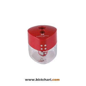 تراش دو سوراخ مخزن دار مدل Grip Auto sharpener برند فابر کاستل Faber-Castell