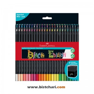 مداد رنگی 50 رنگ مدل Black edition برند فابرکاستل Faber Castell