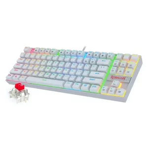 کیبورد مکانیکال  سفید Redragon Kumara K552