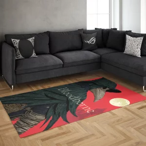 خرید فرش گیمینگ طرح  قرمز BLOOD BORNE  Rug