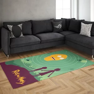 خرید فرش گیمینگ طرح   Rick and Morty Rug