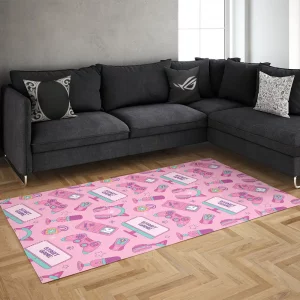خرید فرش گیمینگ طرح  pink  rug