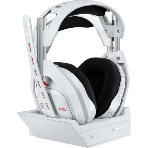خرید هدست گیمینگ Astro A50 LIGHTSPEED نسل ۵ – بی‌سیم به همراه Base Station – رنگ سفید