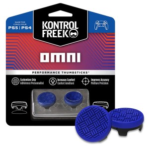 خرید روکش آنالوگ KontrolFreek مخصوص PS5 و PS4 - طرح Omni آبی