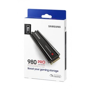 خرید حافظه اس اس دی Samsung 980 Pro با هیت سینک(مناسب PS5) - یک ترابایت