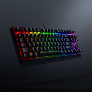 کیبورد گیمینگ  (کارکرده)  Razer BlackWidow V3 Tenkeyless green  Switch
