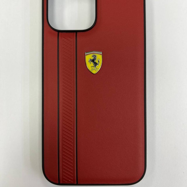 خرید قاب اورجینال چرمی CG Mobile مدل Ferrari برای  گوشی آیفون 13ProMax-طرح یک