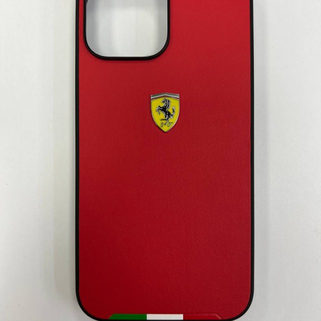 خرید قاب اورجینال چرمی CG Mobile مدل Ferrari برای  گوشی آیفون 13ProMax-طرح دو