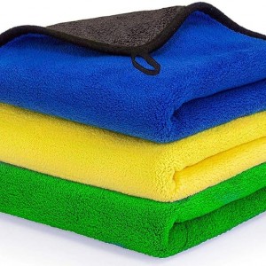 دستمال نظافت خودرو میکروفایبر بسته 2 عددی  Microfiber Cleaning Towel for Car