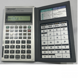 ماشین حساب مهندسی شارپ EL-5050 ساخت ژآپن اصل اورجینال SHARP