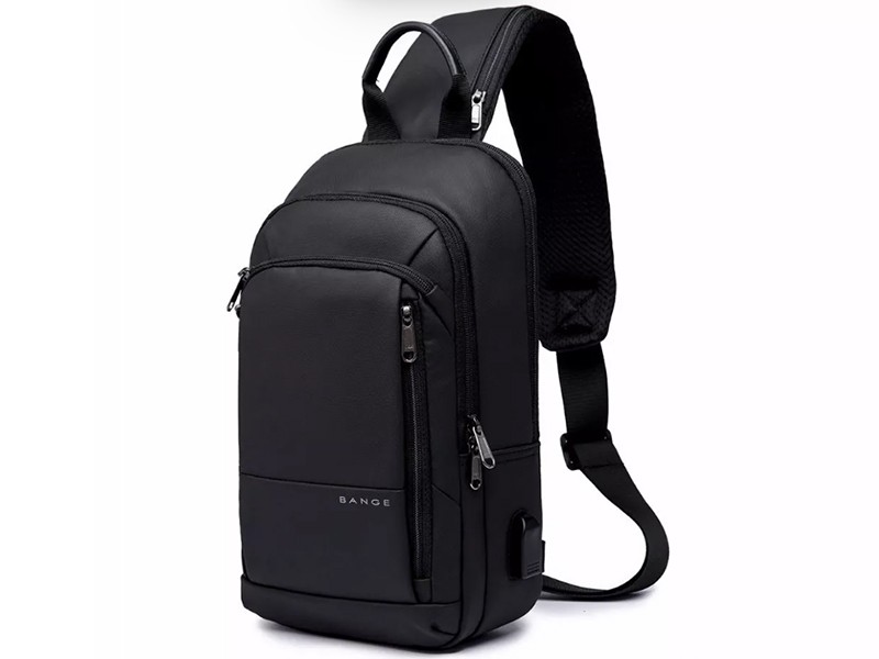 کوله تک بند یو اس بی دار بنج اصل  BANGE BG-1911 Single strap backpack