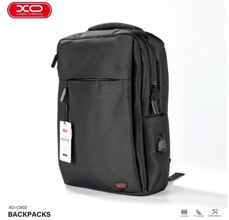 کوله پشتی لپ تاپ 15.6 اینچ ایکس او XO CB02 با پورت USB