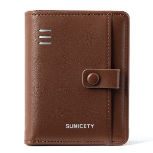 کیفیت کیف پول کوتاه مردانه SUNICETY S3063 short men's wallet card bag