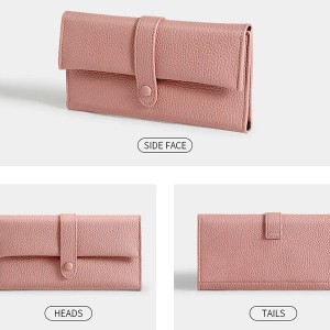 کیف پول بلند چرمی با قابلیت تاشو  TAOMICMIC Y8382 Women's Long Wallet