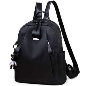خرید کوله پشتی دخترانه مشکی جذاب Viney Backpack Women's Large Capacity 5031