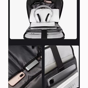 خرید کوله چرمی ضد سرقت لپ تاپ بنج  Bange BG-6622 Tas Laptop Backpack Kulit Sapi Asli 15.6 Inch