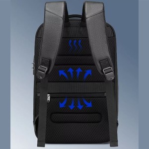 قیمت کوله چرمی ضد سرقت لپ تاپ بنج  Bange BG-6622 Tas Laptop Backpack Kulit Sapi Asli 15.6 Inch
