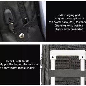 قیمت کوله پشتی لپ تاپ ضدآب دارای درگاه دو اس بی کوتتسی Coteetci Business Backpack 14001-BK