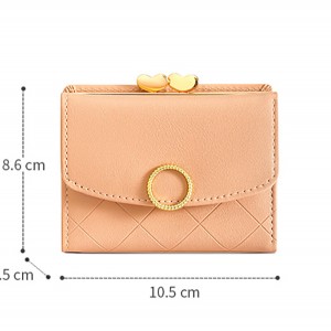 کیفیت کیف پول کوتاه زنانه تائومیک میک TAOMICMIC Y8958 women's diamond short style trifold wallet
