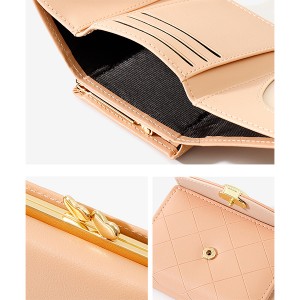 خرید کیف پول کوتاه زنانه تائومیک میک TAOMICMIC Y8958 women's diamond short style trifold wallet