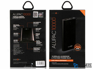 پاور بانک انرژیا Energea Alupac Frosted Jet Black Edition 10000mAh Power Bank