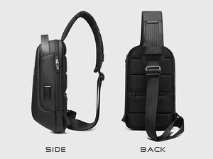 کوله تک بند حرفه ای  ضد آب دارای USB بنج اصل  BANGE BG-7221 Men Bag Casual Business Messenger Cloth Bag