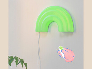 چراغ خواب فانتزی رومیزی و دیواری رنگین‌کمان رانمی Runmei rainbow night light CHD-01