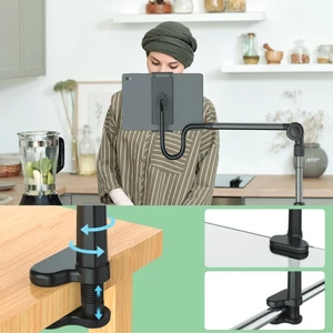 هولدر مگنتی گوشی موبایل و تبلت قابل اتصال به لبه میز و تخت پورودو PD-LMGS92-BK