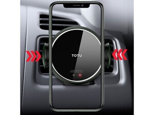 پایه نگهدارنده هوشمند و شارژر وایرلس توتودیزاین Totu Installer CACW-040 Wireless Charger Car Mount