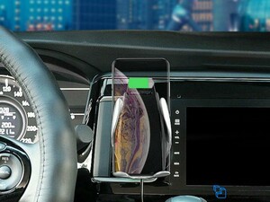 پایه نگهدارنده هوشمند و شارژر وایرلس سریع توتو Totu 15w Wireless Charging Phone Car Holder