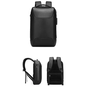 فروش کوله چرمی ضد سرقت لپ تاپ بنج  Bange BG-6622 Tas Laptop Backpack Kulit Sapi Asli 15.6 Inch