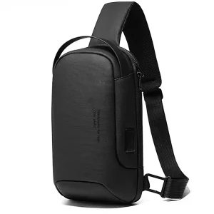 کوله تک بند حرفه ای  ضد آب دارای USB بنج اصل  BANGE BG-7221 Men Bag Casual Business Messenger Cloth Bag