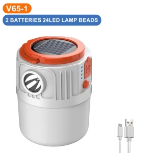 کمپینگ لایت شارژی خورشیدی HS-V65-1