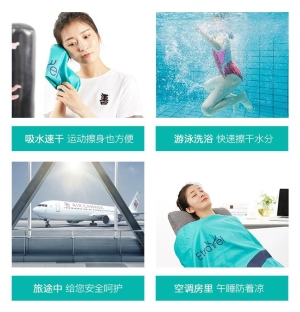حوله میکروفایبر E-travel MJH02 Quick Dry
