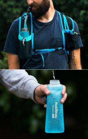 قمقمه سیلیکونی Naturehike NH17S028-B 420ML نیچرهایک