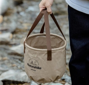 سینک ظرفشویی سفری  مدل  Naturehike FOLDABLE ROUND 20L NH20SJ040 نیچرهایک