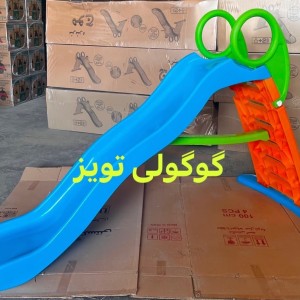 سرسره کودک 6 پله موج - کفی یک تکه, حفاظ دار(تحویل حضوری تهران و حومه)شهرستان پس کرایه