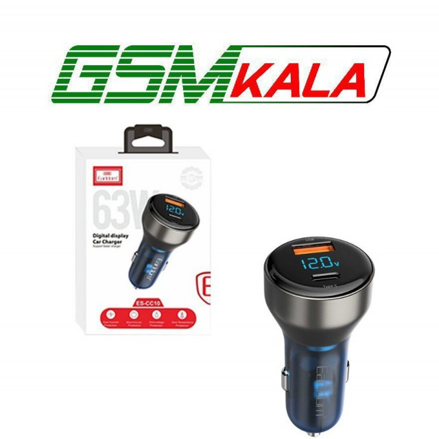 شارژر فندکی 45 وات ارلدام ES-CC10