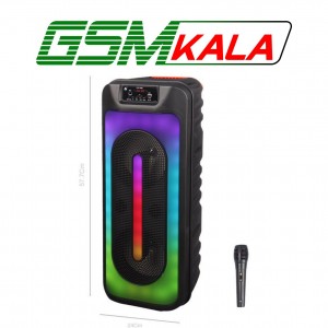 اسپیکر چمدانی بلوتوثی KTS-1853 + میکروفون