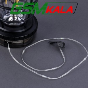 چراغ قوه فانوسی شارژی خورشیدی ریسه دار HOP-8819