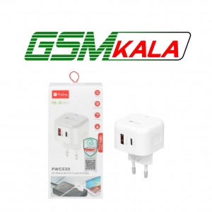 شارژر دیواری 18 وات پرووان PWC530 QC3.0 PD 3A