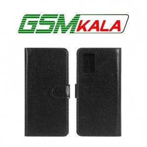 کیف موبایل چرمی مگنتی محافظ لنزدار Xiaomi Poco M3 - Redmi 9T 4G - مشکی