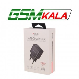 شارژر دیواری 25 وات یسیدو YC62 QC3.0 PD 3A