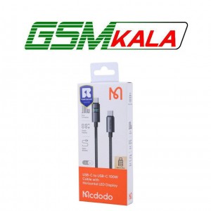 کابل دو سر تایپ سی فست شارژ 100 وات مک دودو CA-561 طول 1.2 متر