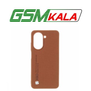 قاب X&D سوزنی دکمه فلزی Xiaomi Redmi A5 / Poco C71 - قهوه ای